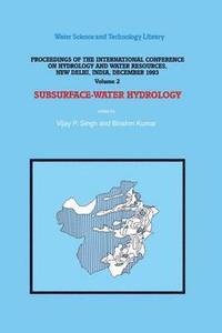 bokomslag Subsurface-Water Hydrology