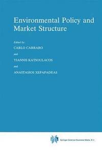 bokomslag Environmental Policy and Market Structure