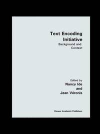 bokomslag Text Encoding Initiative