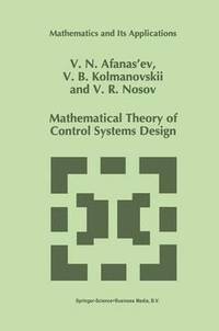 bokomslag Mathematical Theory of Control Systems Design