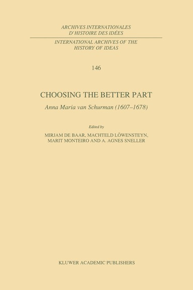 bokomslag Choosing the Better Part