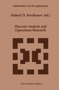 bokomslag Discrete Analysis and Operations Research