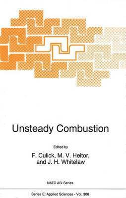 F. Culick, M.V. Heitor, J.H. Whitelaw, M. V. Heitor, J. H. Whitelaw - Unsteady Combustion, Inbunden