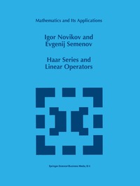 bokomslag Haar Series and Linear Operators