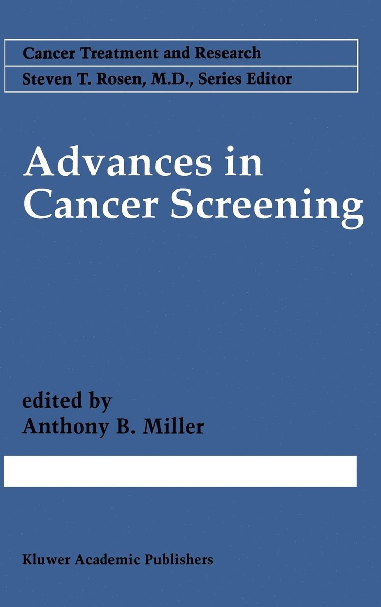 Advances in Cancer Screening 1