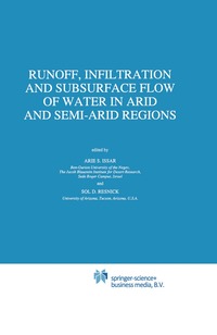 bokomslag Runoff, Infiltration and Subsurface Flow of Water in Arid and Semi-Arid Regions