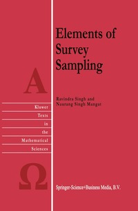 bokomslag Elements of Survey Sampling