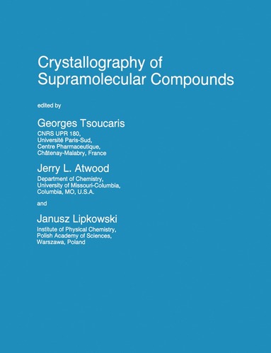 bokomslag Crystallography of Supramolecular Compounds