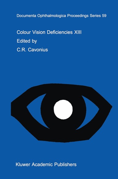 C.R. Cavonius - Colour Vision Deficiencies XIII, Inbunden