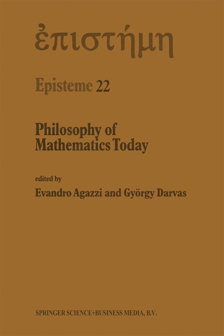 Philosophy of Mathematics Today 1