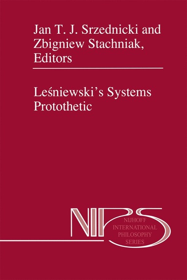 bokomslag Leniewskis Systems Protothetic