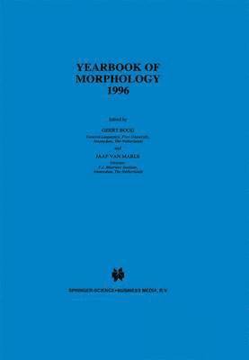 bokomslag Yearbook of Morphology 1996