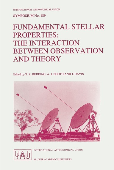 Timothy R. Bedding, Andrew J. Booth, John M. Davis - Fundamental Stellar Properties: The Interaction Between Observation and Theory, Häftad