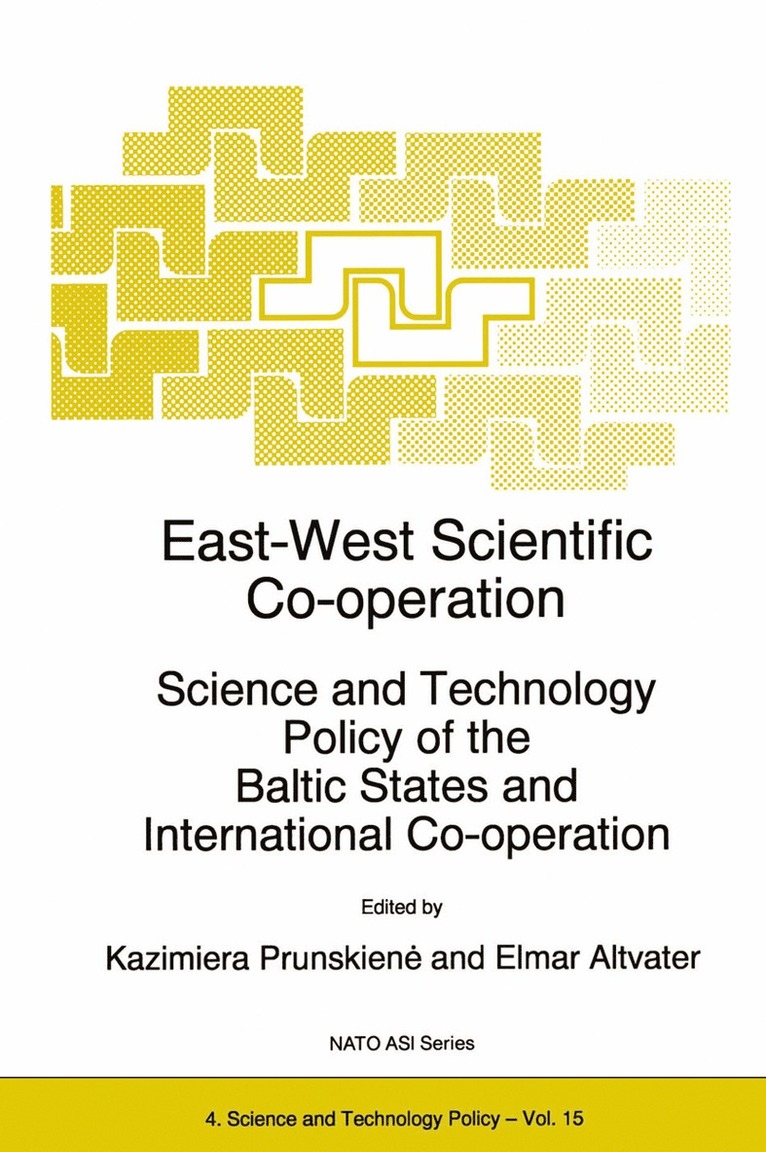 Kazimiera Prunskiene, Elmar Altvater - East-West Scientific Co-operation, Inbunden
