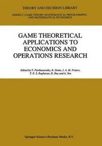 bokomslag Game Theoretical Applications to Economics and Operations Research