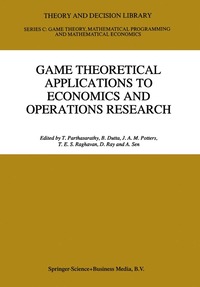 bokomslag Game Theoretical Applications to Economics and Operations Research