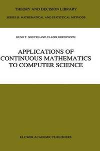 bokomslag Applications of Continuous Mathematics to Computer Science