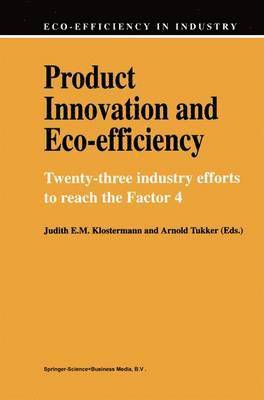 bokomslag Product Innovation and Eco-Efficiency