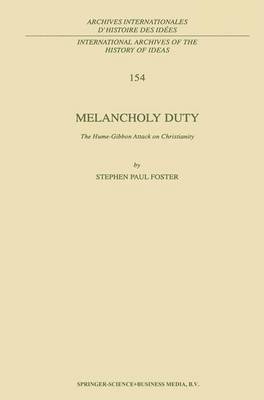 S.P. Foster, S. P. Foster - Melancholy Duty, Inbunden