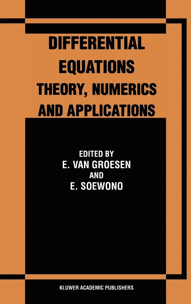Differential Equations Theory, Numerics and Applications 1