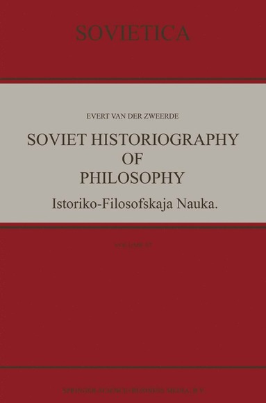 bokomslag Soviet Historiography of Philosophy