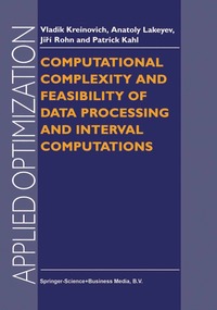 bokomslag Computational Complexity and Feasibility of Data Processing and Interval Computations