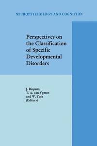 bokomslag Perspectives on the Classification of Specific Developmental Disorders