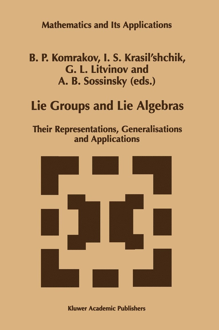 Lie Groups and Lie Algebras 1