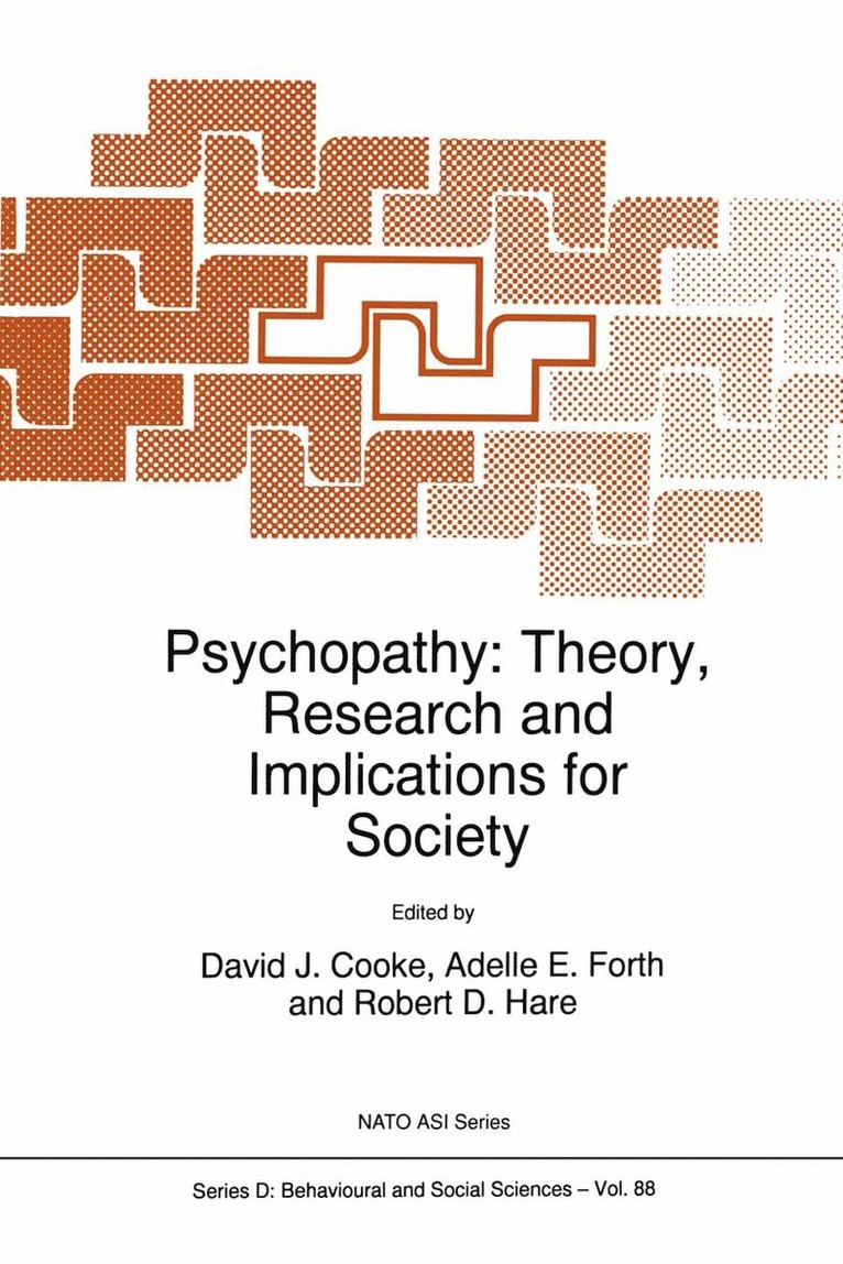 D.J. Cooke, Adelle E. Forth, Robert D. Hare, D. J. Cooke - Psychopathy, Inbunden