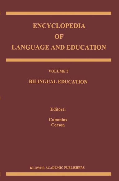 Jim Cummins, P. Corson - Bilingual Education, Häftad