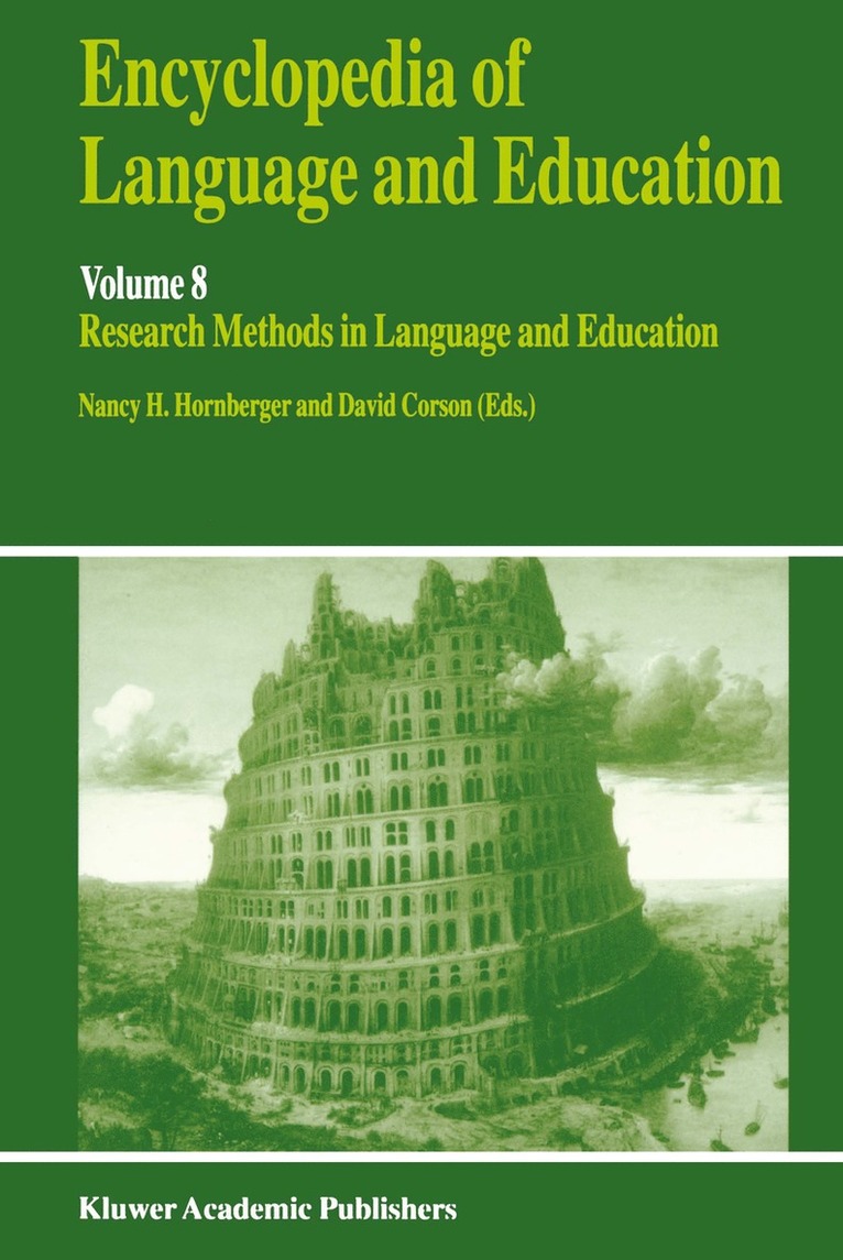 Encyclopedia of Language and Education 1