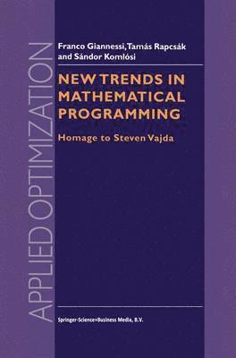 bokomslag New Trends in Mathematical Programming