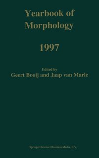 bokomslag Yearbook of Morphology 1997