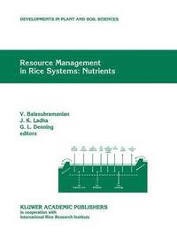 bokomslag Resource Management in Rice Systems: Nutrients
