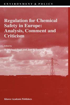 D.M. Pugh, J.V. Tarazona, D. M. Pugh, J. V. Tarazona - Regulation for Chemical Safety in Europe: Analysis, Comment and Criticism, Inbunden