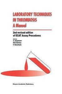 bokomslag Laboratory Techniques in Thrombosis  a Manual