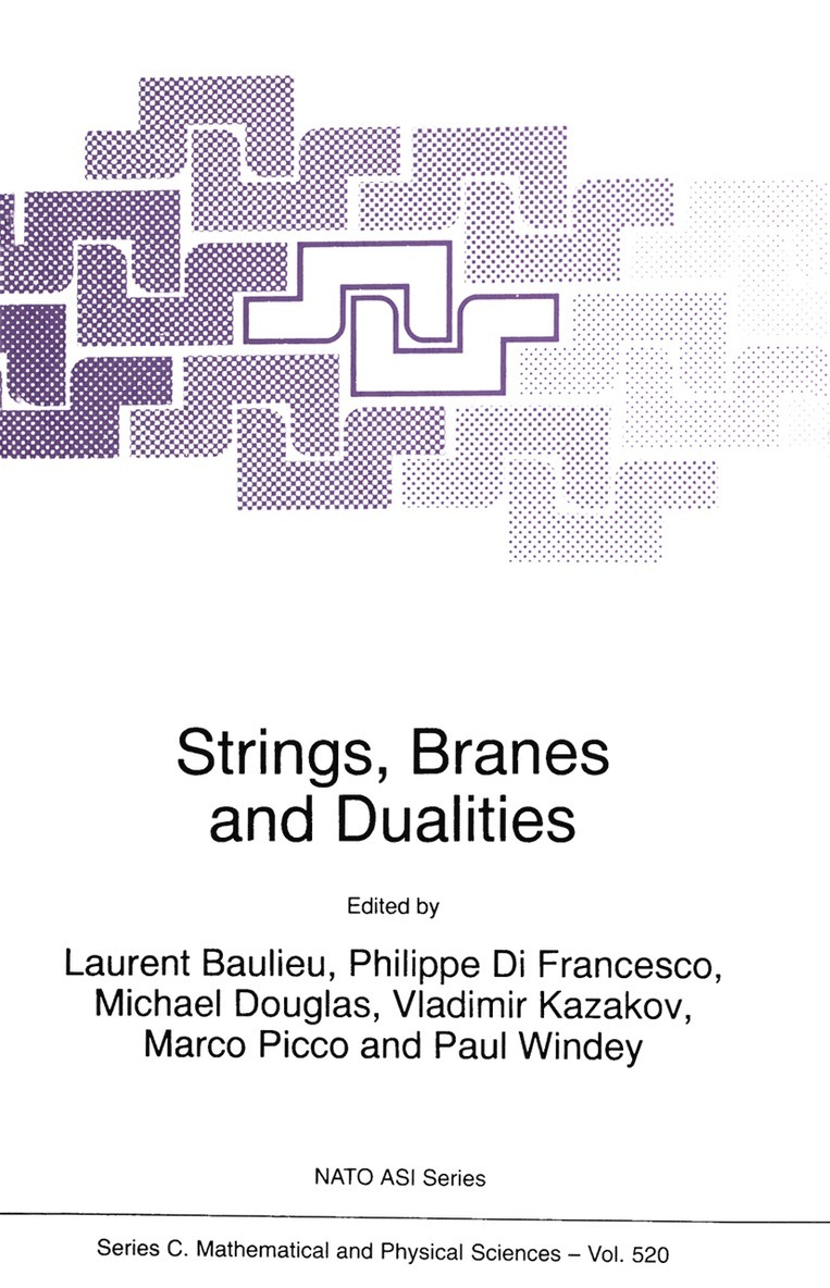 L. Baulieu, Philippe Di Francesco, Michael Douglas, Vladimir Kazakov, Marco Picco, Paul Windey - Strings, Branes and Dualities, Inbunden