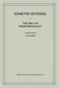 bokomslag The Idea of Phenomenology