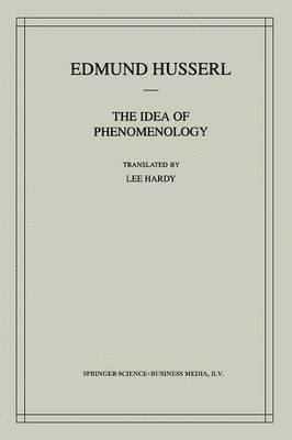 The Idea of Phenomenology 1
