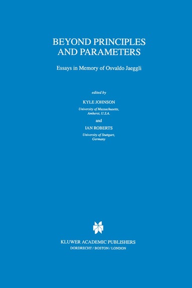 Kyle Johnson, I.G. Roberts - Beyond Principles and Parameters, Häftad