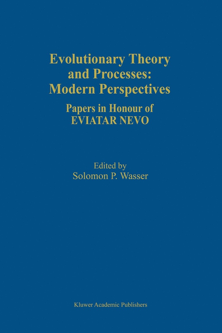 Evolutionary Theory and Processes: Modern Perspectives 1