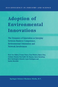 bokomslag Adoption of Environmental Innovations