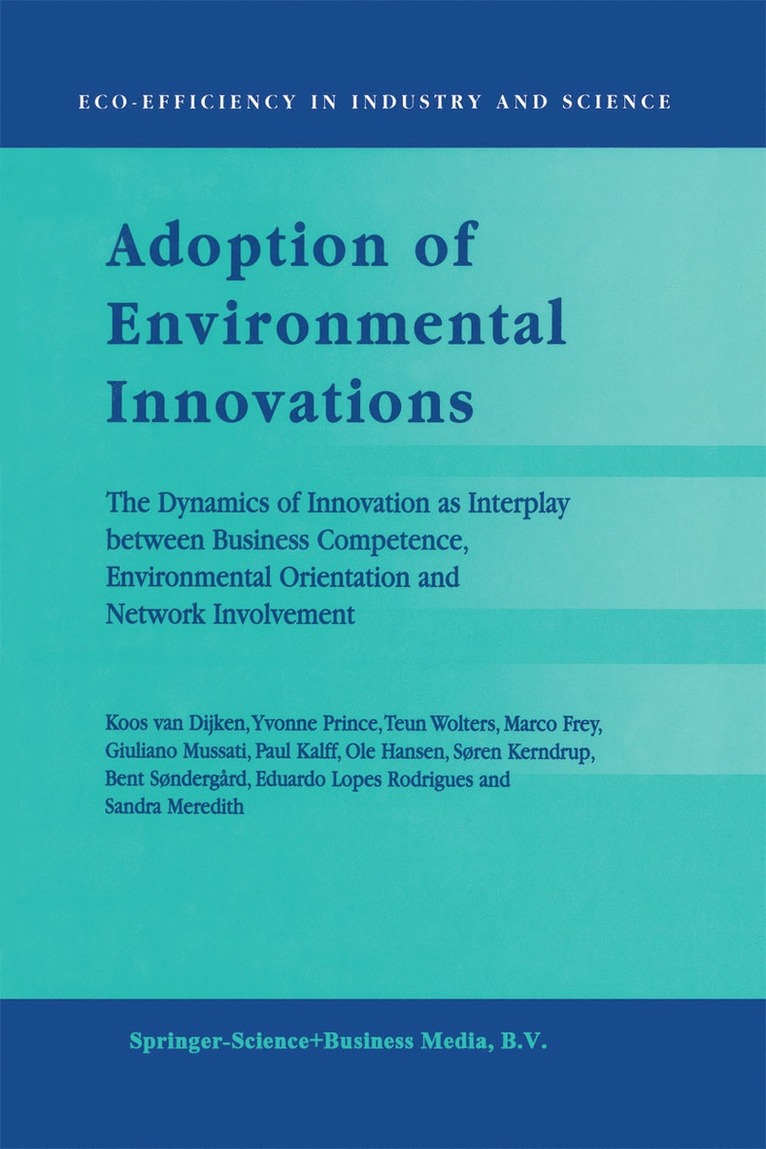 Adoption of Environmental Innovations 1