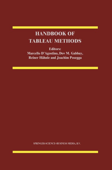 M. D'Agostino, Dov M. Gabbay, Reiner Hähnle, J. Posegga - Handbook of Tableau Methods, Inbunden