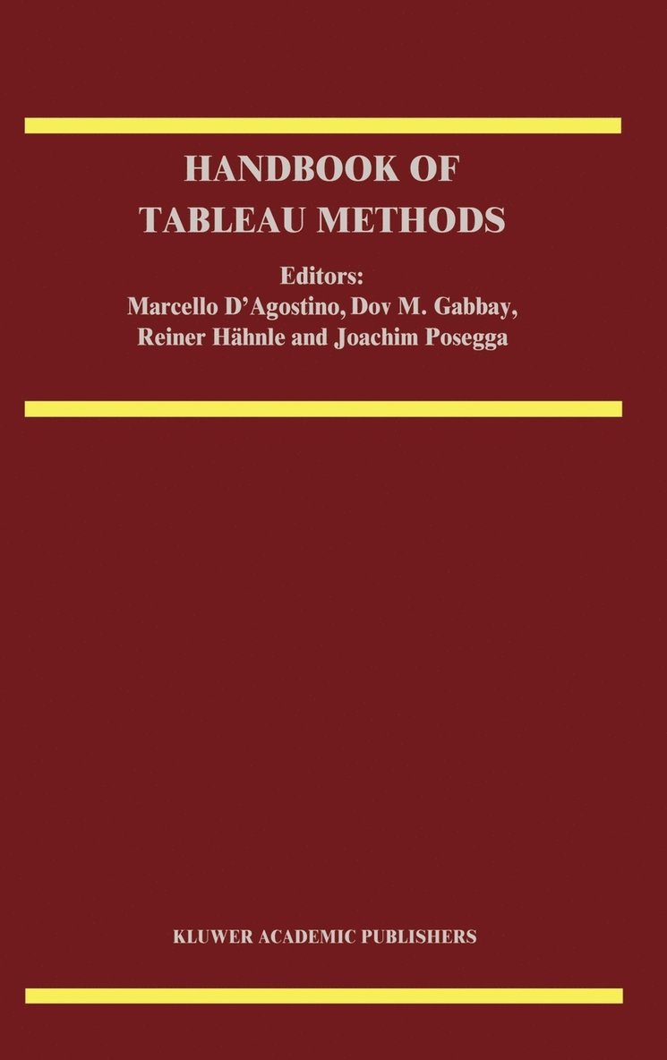 Handbook of Tableau Methods 1
