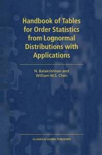 bokomslag Handbook of Tables for Order Statistics from Lognormal Distributions with Applications