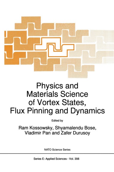R. Kossowsky, Shyamalendu Bose, Vladimir Pan, Zafer Durusoy - Physics and Materials Science of Vortex States, Flux Pinning and Dynamics, Häftad