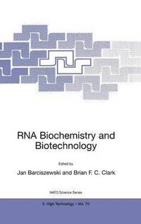 bokomslag RNA Biochemistry and Biotechnology