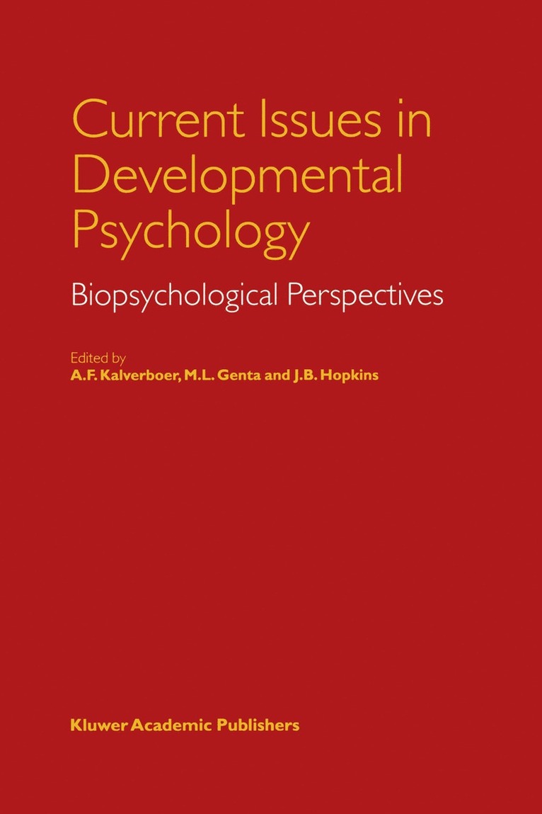 Current Issues in Developmental Psychology 1