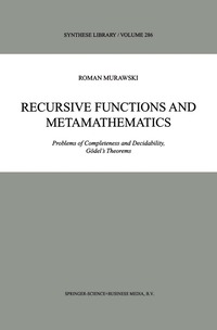 bokomslag Recursive Functions and Metamathematics